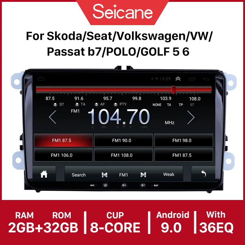 US $69.54 Seicane Car Multimedia Player Android 100 Api 29 4 Core Car Gpsradio