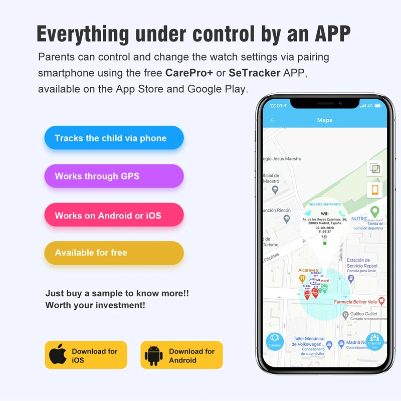 어린이 스마트 워치 4G GPS LBS SOS 카메라 화상 통화, IP67 방수 학생 위치 원격 모니터링, LT31, 1.4 인치 대 LT21