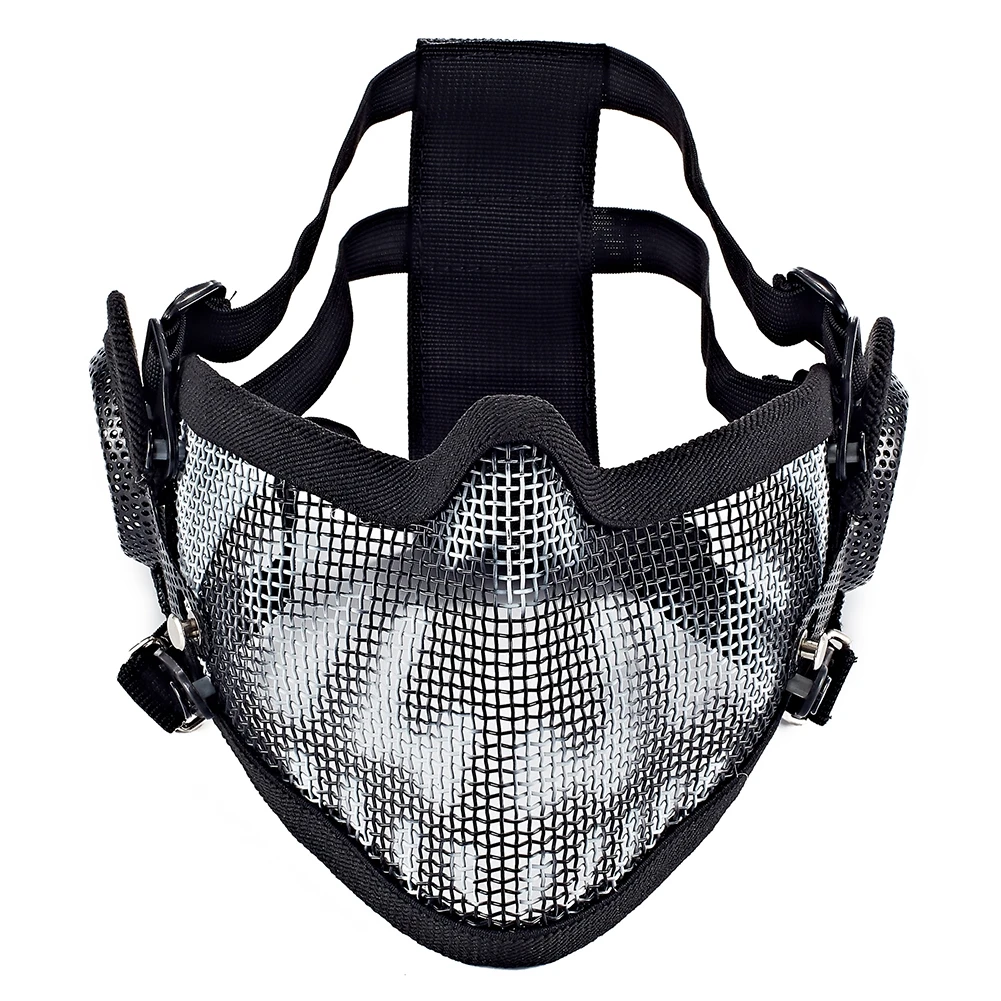 Outdoor Sports Protector For Running Cycling Sunscreen Helmet Riding Half Face Mask Breathable New Soft Mesh Mouth Accessories