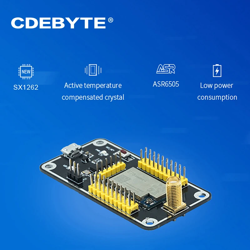 ASR6505 LoRa RF SOC Module Test Board Kit USB To TTL Board  for E78-900M22S1A Wireless Module CDEBYTE E78-900TBL-01A