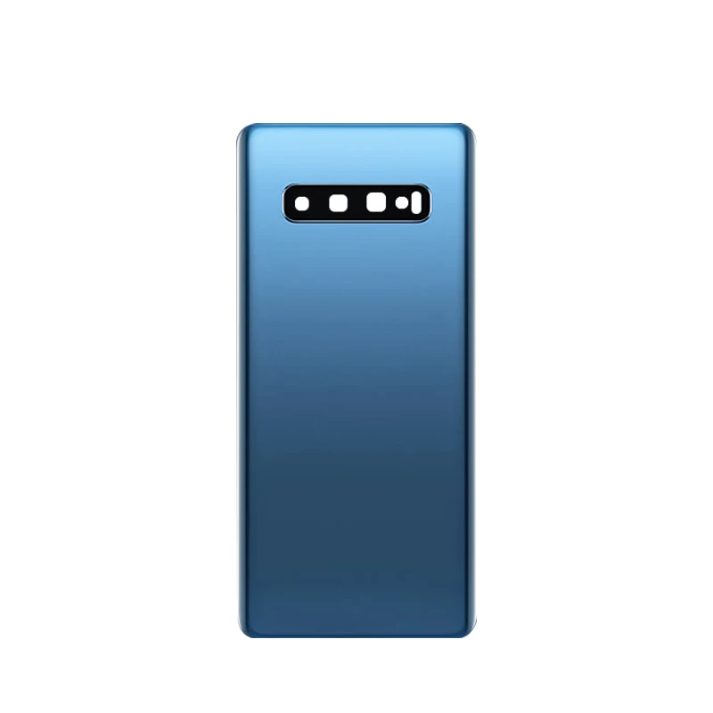 Для SAMSUNG Galaxy s10 s10+ s10e задняя крышка батарейного отсека задняя крышка Мягкий корпус Чехол запасная крышка батарейного отсека - Цвет: S10 BLUE