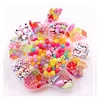 DIY Bracelets Necklaces Acrylic Bead Accessories Puzzle Toys Apple Box Kids Beads Set Jewelry Making For Children Creative Gifts 1