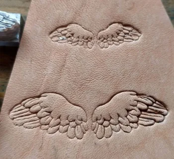 

Mini wings deer pattern Hand-work unique design carving punches stamp craft leather with leather carving tool