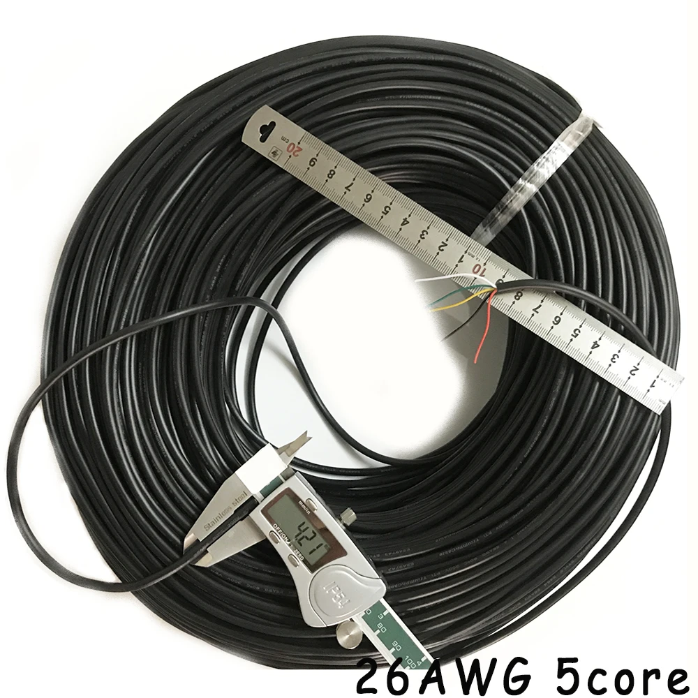 de cabo sinal awg rvv condutor cobre tc eletrico fio montagem revestido 03