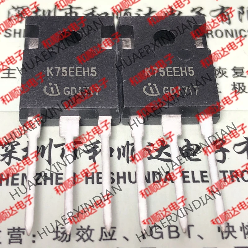 10PCS/LOT New and original K75EEH5 IKW75N65EH5 TO-247 650V 75A