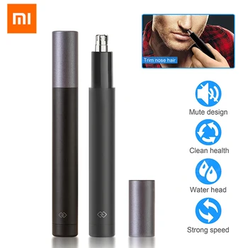 

Xiaomi Mini Nose Hair Trimmer HN1 Sharp Blade Body Wash Portable Minimalist Design Safe trim Nose hair For Family Daily Use