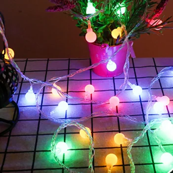 

3M 6M 10M Led String Lighting Holiday Chain Ball Light Bulb Outdoor Christmas Wedding Party Led String