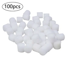 

100pcs Cylinders Sponge For Hydroponic Seed Starting Grow Plant Net Pot Basket Corrosion Resistant Hydroponic Part & Accessories