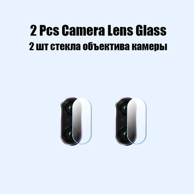 2 в 1 Защитное стекло для Xiaomi mi 9T K20 Pro защита для экрана камеры Защитная пленка для объектива закаленное стекло на красном mi Red mi K20 Pro - Цвет: Золотой