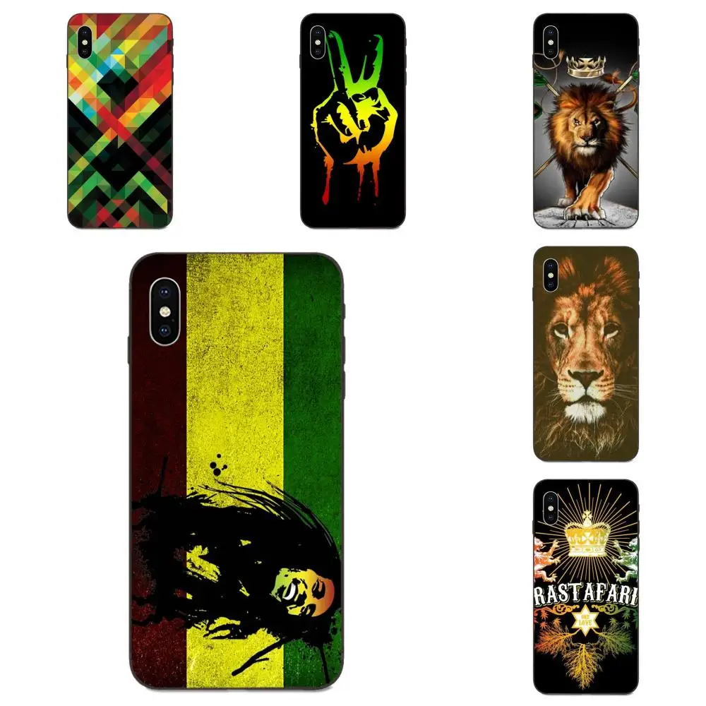 Чехол Rasta Lion для Apple iPhone 4 4S 5 5S SE 6 S 7 8 11 Plus X XS Max XR Pro мягкий силиконовый чехол из ТПУ
