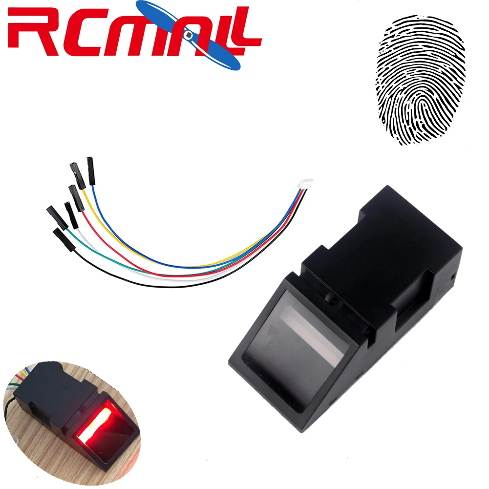 RCmall Optical Fingerprint Reader Sensor Module for Arduino Mega2560
