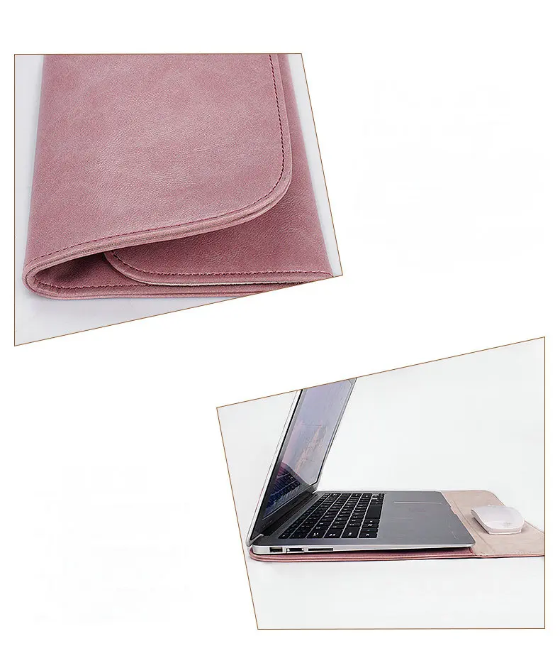 Новая Водонепроницаемая Женская Мужская сумка для ноутбука 13,3 14,1 15,4 ''чехол для Macbook Air Sleeve PU01S