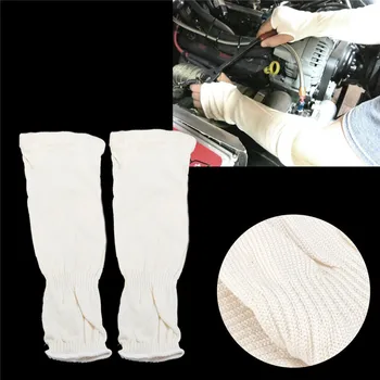 

1 Pair Welding Protection Sleeves Cutting Resistant flame Resistant Heat Protective Welding Lengthen Arm Sleeves Denim working