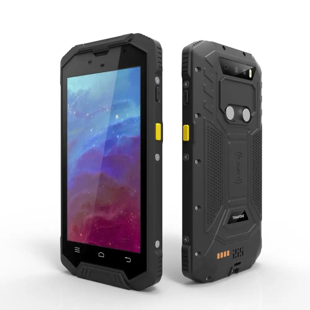 S2 Plus IP68 прочный промышленный ручной Android мобильный телефон 2D сканер NFC считыватель штрих-кодов qr-кодов PDA