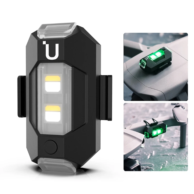 Drone Strobe Warning Lights Photography Video Lighting Warning Sign Replacement Compatible for DJI-Mavic Air2/Mini 2 FPV 1080p video camera clip on mini camcorder video audio recorder