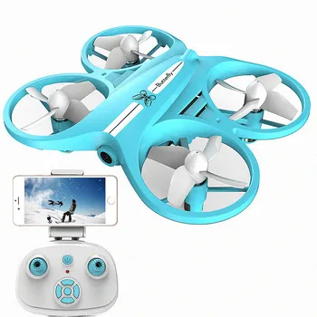 

720P Mini WIFI Fixed Height Remote Control Quadcopter Rechargeable Drop Resistant Image Return Remote Control UAV Christmas Gift
