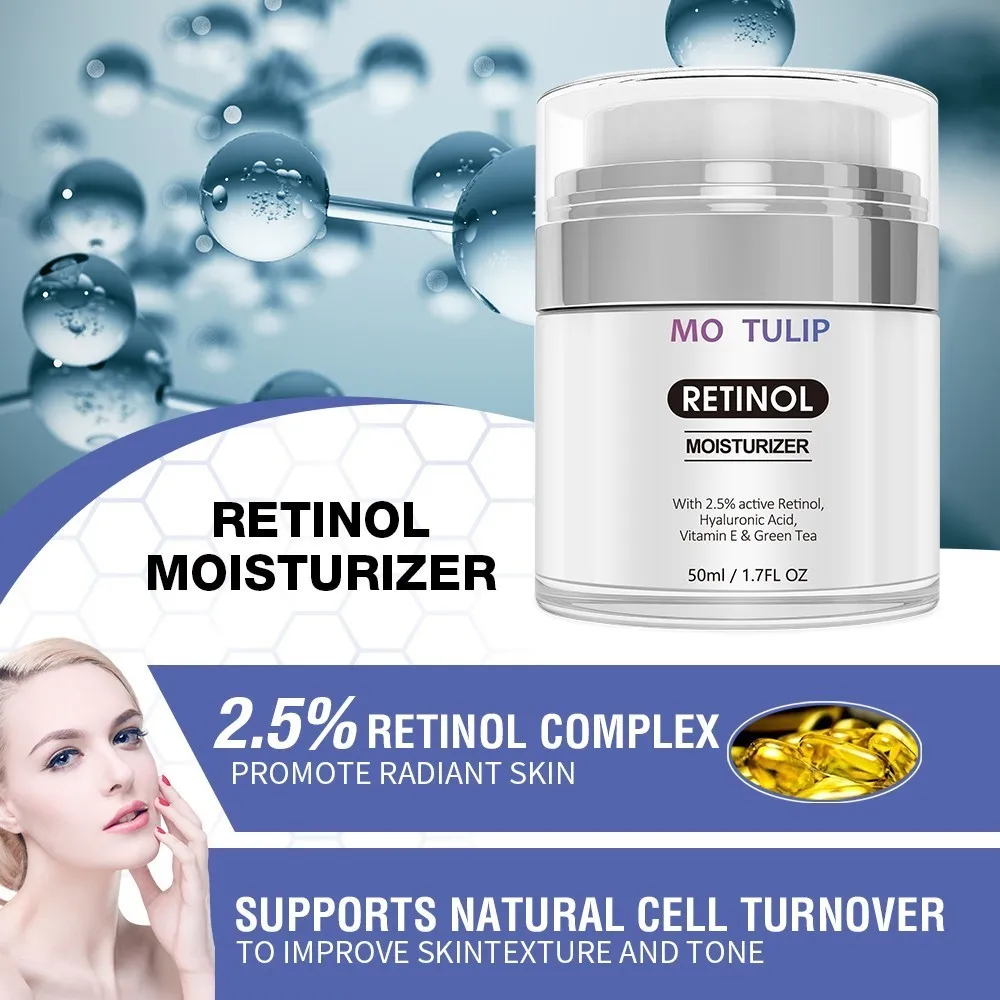 Retinol 2.5% увлажняющий крем анти старения и уменьшает морщины пятна тонкие линии 50