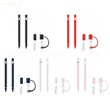 Мягкий силиконовый чехол для Apple Pencil, 1 чехол, совместимый с iPad Tablet, стилус, защита от потери, защитный чехол