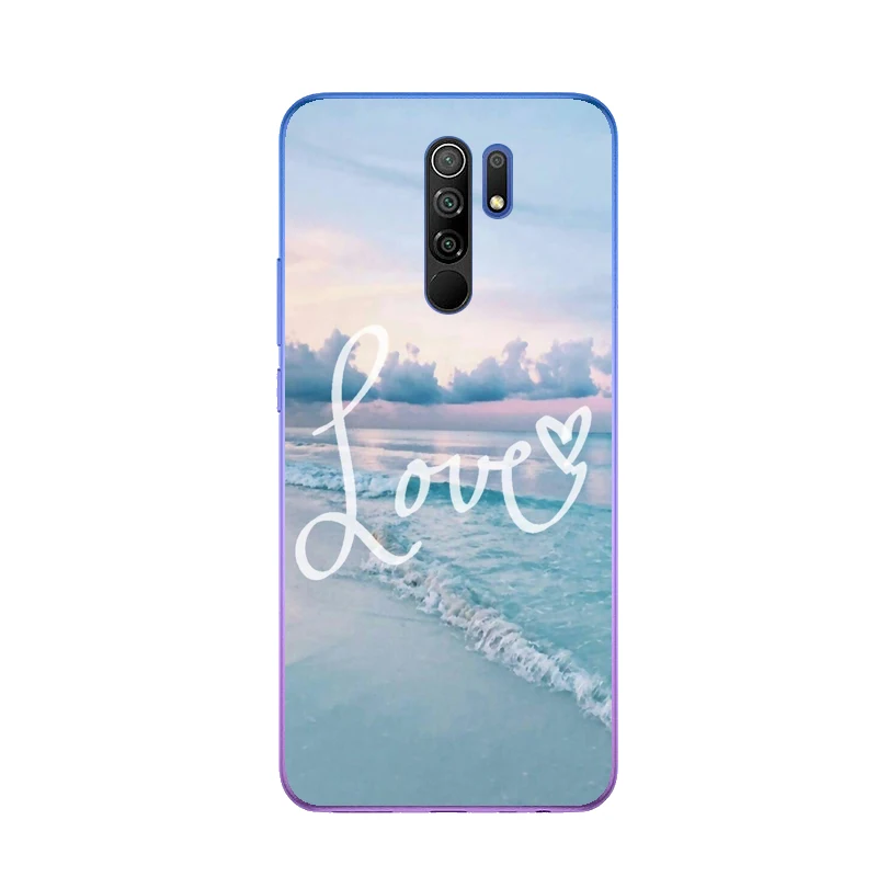 For Redmi 9 Case Soft Silicone Back Cover TPU Case on For Xiaomi Redmi 9 Phone Back Cover Redmi9 6.53 Fundas For Redmi 9 Cases xiaomi leather case card