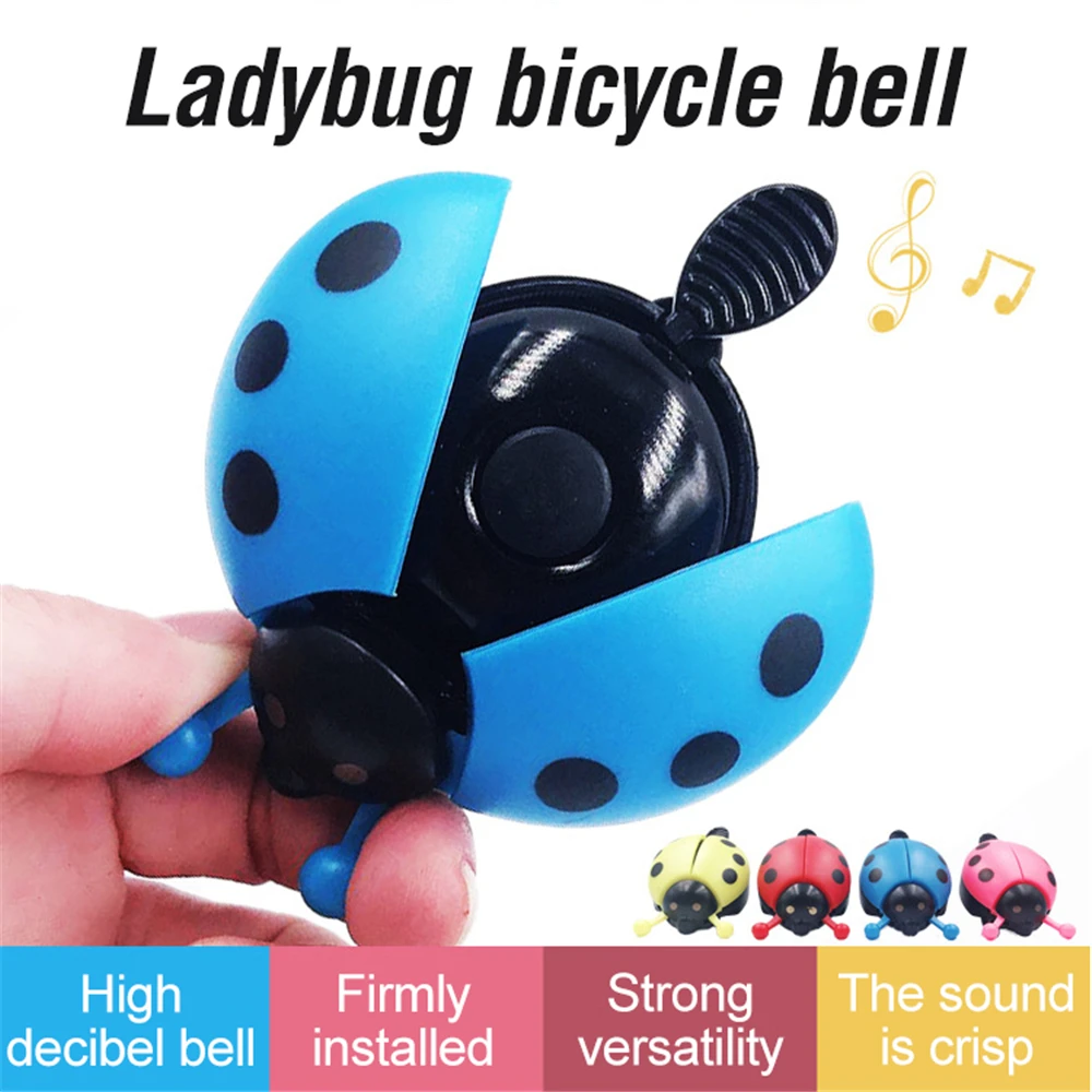 1PC vélo cloche anneau coccinelle dessin animé cyc... – Grandado