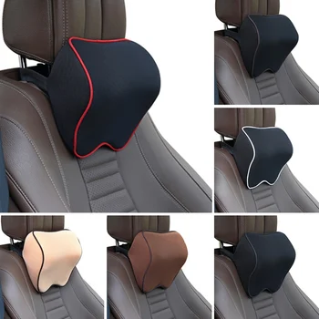 

Car Neck Headrest Pillow Cushion Auto Seat Head Support Neck Protector Automobiles Seat Rest Memory Cotton Car Accessories