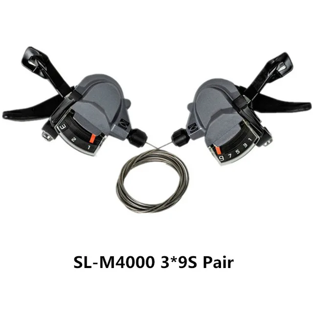 SHIMAN0 ALIVIO M4000 горный велосипед SL-M4000+ RD-M4000+ FD-M4000 FD-T4000 коробка передач три части - Цвет: Only SL-M4000 Pair