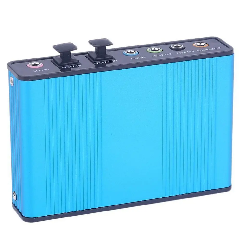 

Optical External 6 Channel 5.1 Audio Output Adapter Sound Card USB SPDIF optical fiber for PC