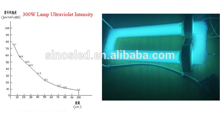 Ultra Violet Underwater Amalgam Electrodeless uv Lamp Bulbs Disinfect Bacteria 800W 2000W 5000W