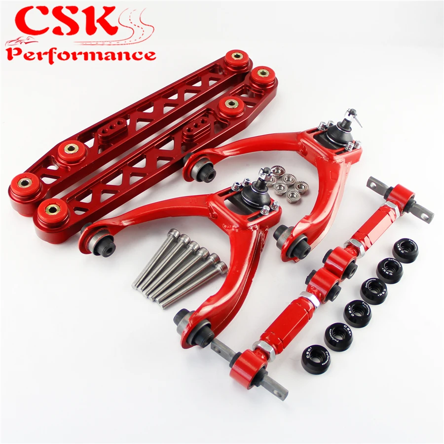 Нижний рычаг управления + Втулка шайбы Передний Задний Развал подходит для 96 00 Honda