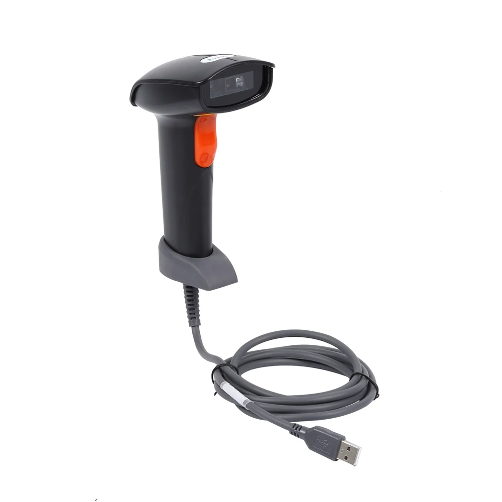 PTH2-U ручной проводной сканер штрих-кода USB 2,4 ГГц 200 метра 1D 2D считыватель штрих-кодов qr-код сканер