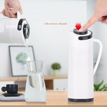 

Factory Stainless Steel Vacuum Thermos Warm Pot Coffee Pot Cold Proof Glass Inner Pot Hot Water Bottle Gift