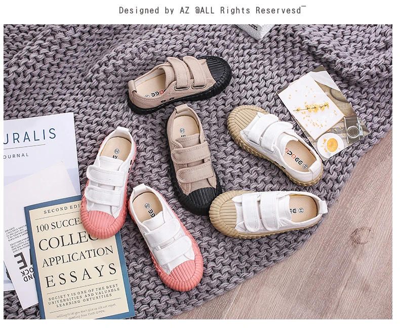 Kids Canvas Shoes Children Biscuit Shoes For Boys Girl Canvas Sneakers Casual Child Leisure Board Shoes Chaussures Enfant Garcon