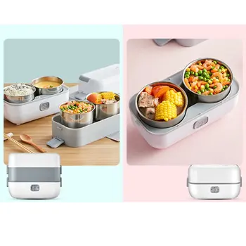 

Electric Lunch Box Plug-In Electric Heating And Heat Preservation Portable Lunch Pot For Office Workers