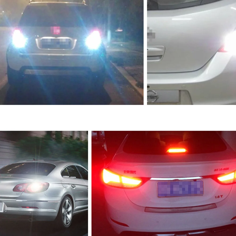 4 шт. 80 Вт Автомобильные тормозные габаритные огни 3030 16SMD BA15S P21W светодиодный стоп-сигнал авто задний фонарь дневные ходовые сигнальный светодиод огни