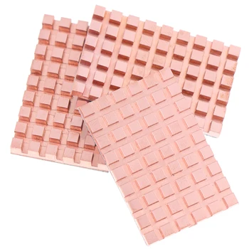 

Copper Heatsink Thermally Conductive Adhesive For MSATA NGFF 5030 Msata3.0 Solid State Disk SSD Radiator Cooler