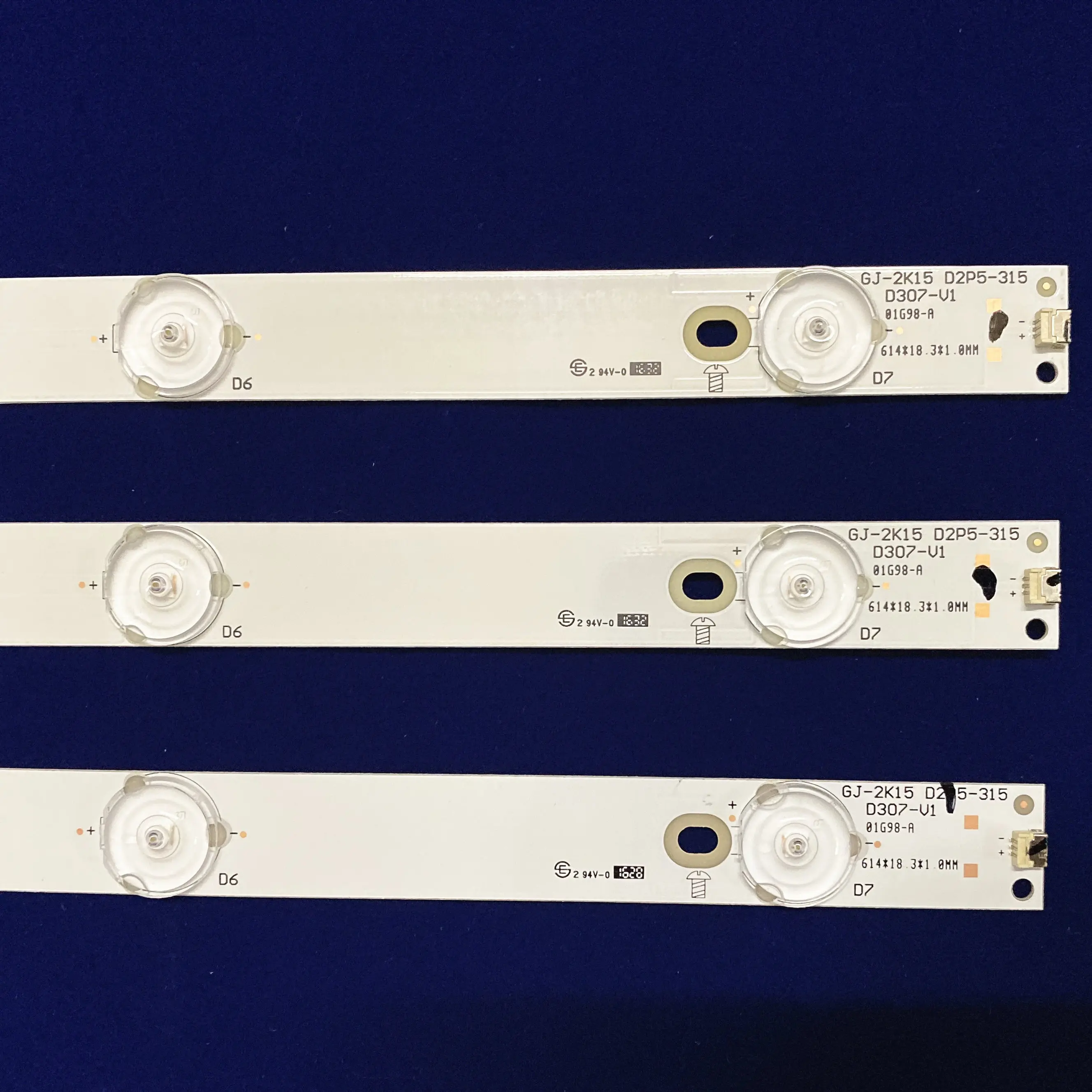 Светодиодная лента подсветка 32PFK4309 TPV TPT315B5 1 комплект = 3 шт. сменная подсветка|led