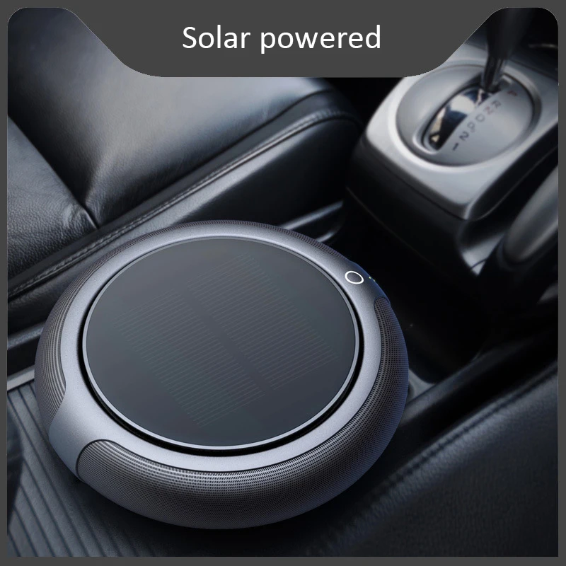 

Solar Car Air Purifier USB Rechargeable Air Fresh Aromatherapy Formaldehyde Removal Negative Ion Air Clean ​Car Home
