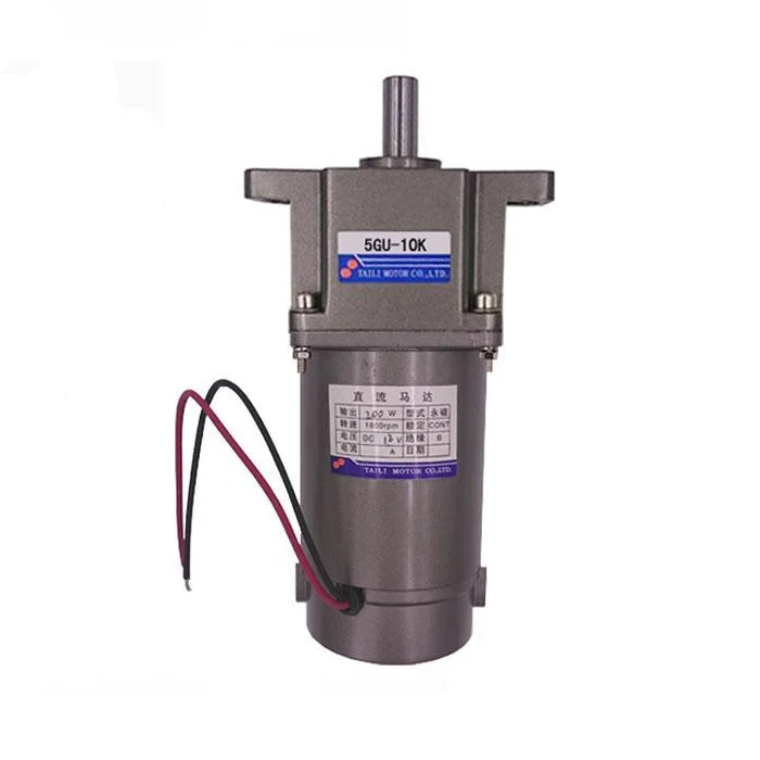 Ear type, 250W  DC12V, 24V, 90V, 180V, permanent magnet DC gear motor, speed ratio 3k-180k