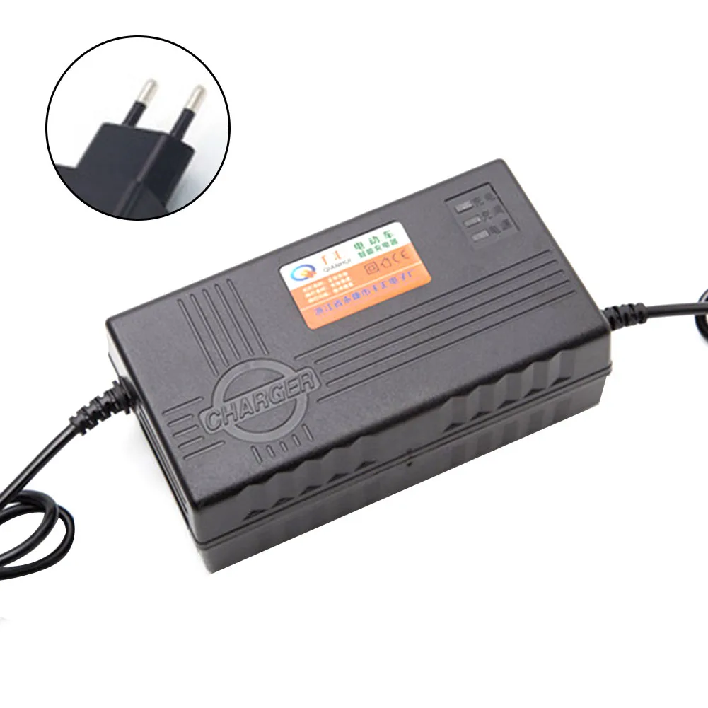 

E-bike Electric Bicycle 60V 20AH Portable Scooter Wheel Safe Lead Acid Fast Multi Protection Black LED Display Battery Charger