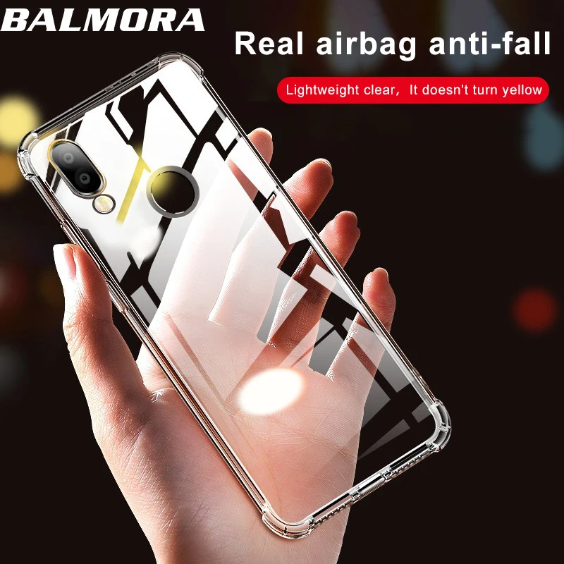 

BALMORA Airbag Transparent Shockproof Case For Xiaomi Cases Mi 9 9 SE 9T 8 lite For Xiaomi Redmi K20 Note 7 7A 6 5 Pro Lite