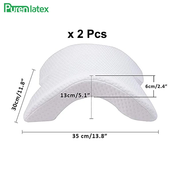 Ортопедическая подушка для шеи из мягкого латекса с эффектом памяти, забота о здоровье, защита шейного позвонка, эластичная подушка для кровати, ручная пеньковая подушка - Цвет: White2