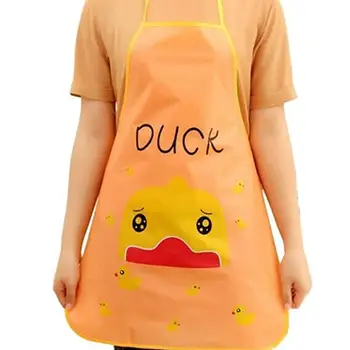 

Women Fashion Waterproof Cartoon Kitchen Oil Resistant Cooking Bib Charm Apron New