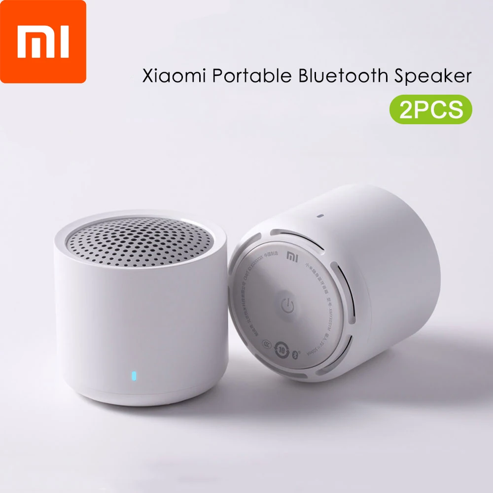 

Xiaomi Wireless Portable Bluetooth Speaker 5.0 Mini Music Audio 2.0 TWS Stereo Sound Speaker with Mic For Phone Tablet Computer