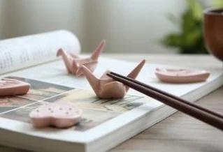 Керамическая подставка для палочек для еды, Декоративная вешалка для стола с помидорами арбуза, ложка, вилка, кухонная посуда, Hoders Art Craft, кухонные инструменты LF619 - Цвет: style9