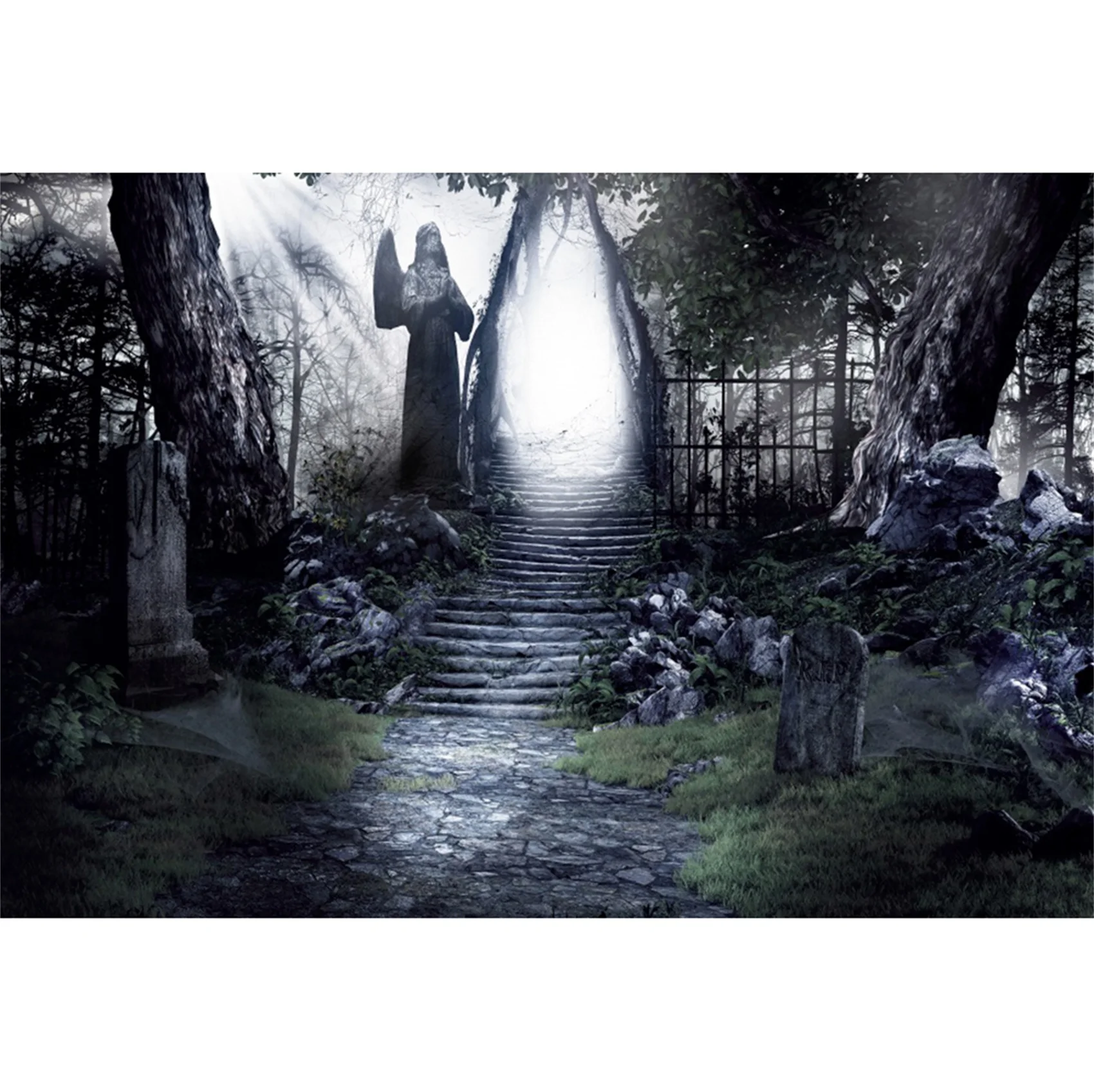 Yeele Photocall ҷ  Terror Forest Tomb Baby Portrait Ƽ     Ʃ 