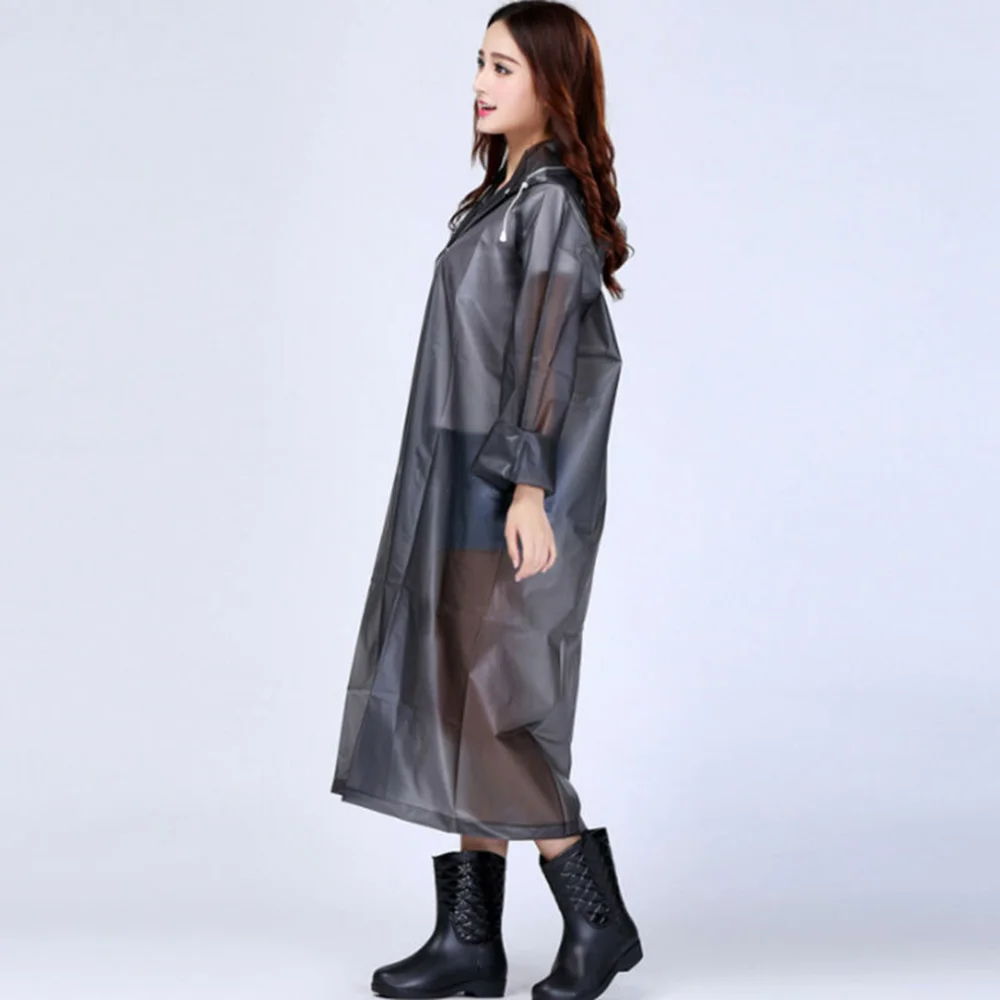 1Pc Raincoat Men's Women's EVA Raincoat Hooded Windbreaker Jacket Thickened Thickened Waterproof Raincoat 1Pc Raincoat Men's Women's EVA Raincoat Hooded Windbreaker Jacket Thickened Thickened Waterproof Raincoat