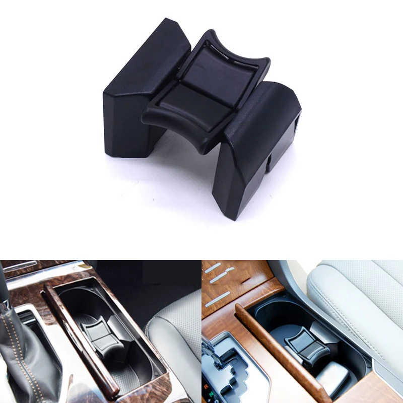 

Car Divider Cup Holder Water Cup Fixing Separate Clip for Toyota Camry 2006-2011 Black Interior Replacement Car Accessories