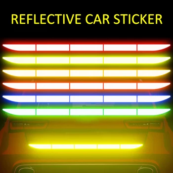 

Car Accessories 90cm Tailbox Reflective Sticker Car Stickers Anti-collision Warning Strip Night Lighting Luminous Tapes For Cars