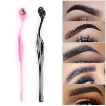 

2Pcs Portable Makeup Eye Brow Razor Blade Eyebrow Trimmer Shaper Shaver Face Hair Remover Set Cosmetics Women Make Up Tools