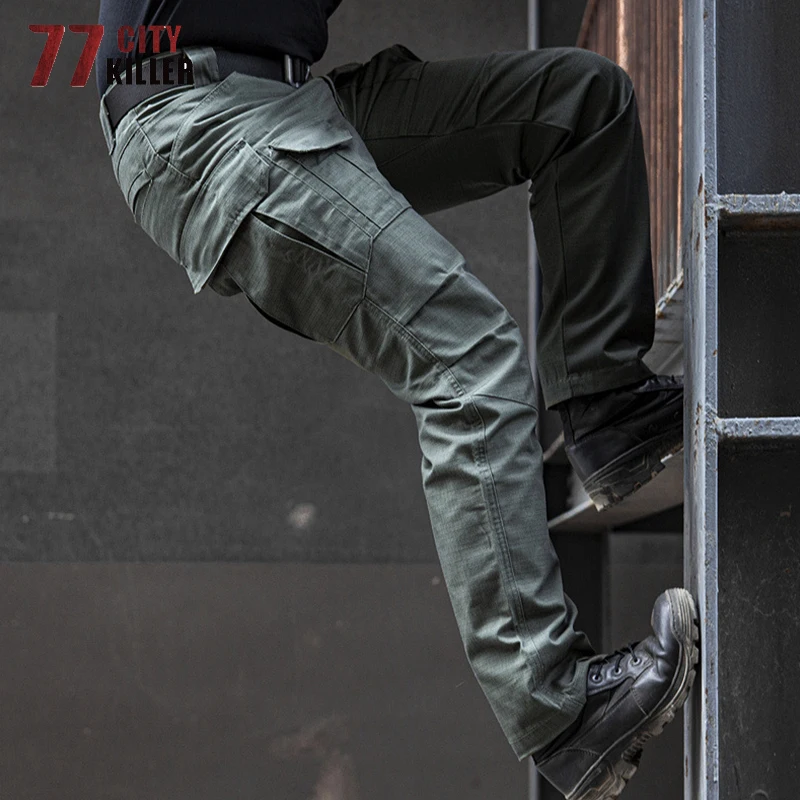 Waterproof Tactical Pants Men Stretch 